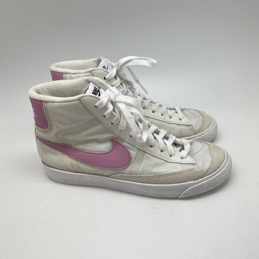 Nike Sneakers Mens 7 Womens 8.5 Blazer Mid 77 DN4115-991‎ White Casual Gym Shoes